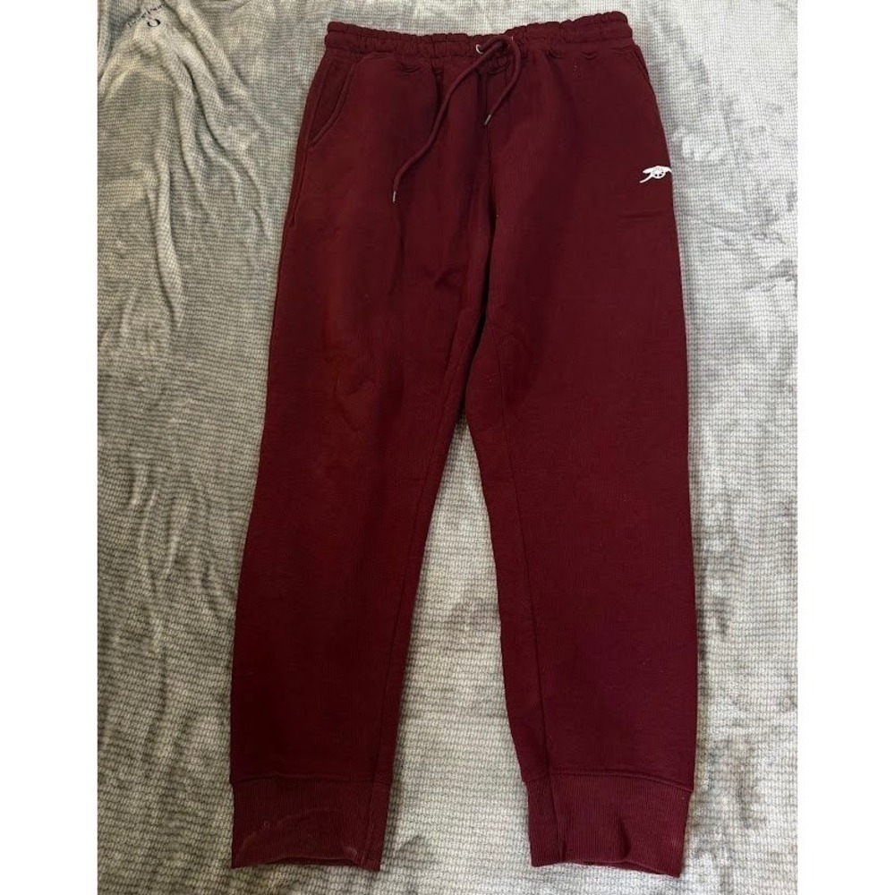 Arsenal FC Mens Joggers Burgundy Fleece Sweatpants Cannon XL Soccer FC 34X29